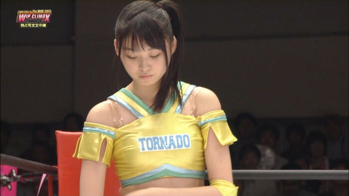 AKB member's butt and chest is worrisome 'tofu Pro Wrestling the REAL 2017 WIP CLIMAX' erotic looking cap image 6th image