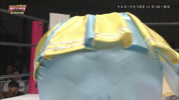 AKB member's butt and chest is worrisome 'tofu Pro Wrestling the REAL 2017 WIP CLIMAX' erotic looking cap image 8th image