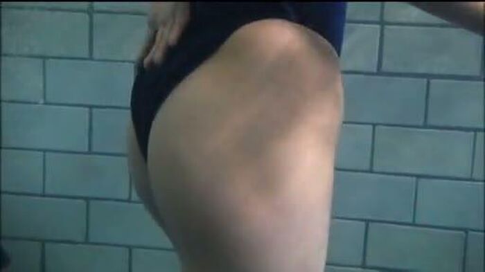 [Erotic image Underwater] Hiroko Kamata-chan wedgie in the water swimsuit swimsuit ● Ko and show roughness industry wwwwwwww 30th image