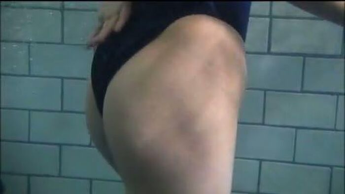 [Erotic image Underwater] Hiroko Kamata-chan wedgie in the water swimsuit swimsuit ● Ko and show roughness industry wwwwwwww 32th image