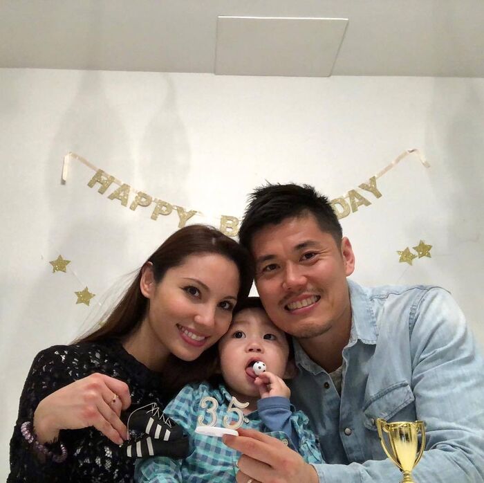 Wife of the young Kawashima and children image is too cute ww Colombia half beauty... 20th image