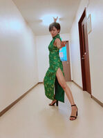 Natsuna (29) Live leg of a Chinese dress in a swimsuit ww [photo gallery]