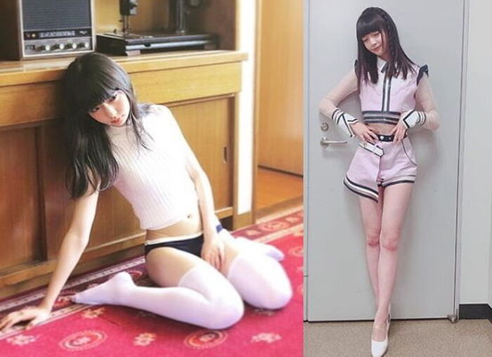 ロリコーデな白ニーソ素人ががっつりま○こ写真を撮らせてるwww 9th image