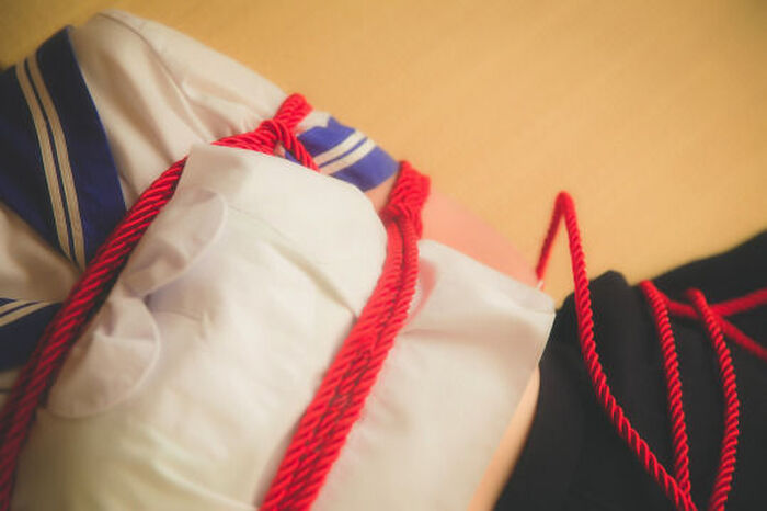 A collar and bondage... 15th image