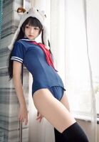Salersk water thighhighs of pretty cosplay player Erokawaii www