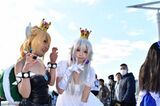 C95 Comiket The third day popular layer Itsuki Akira and Koyomi of W cosplay is sexy in the rolling look cleavage