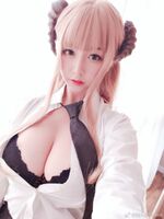 おっぱいデカくて顏もよい！爆乳コスプレイヤー猫九酱ちゃん！