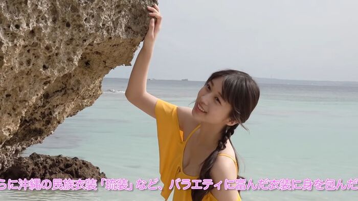 牧野真莉愛(17)のJKおっぱいが拝める水着グラビア画像135枚 16th image