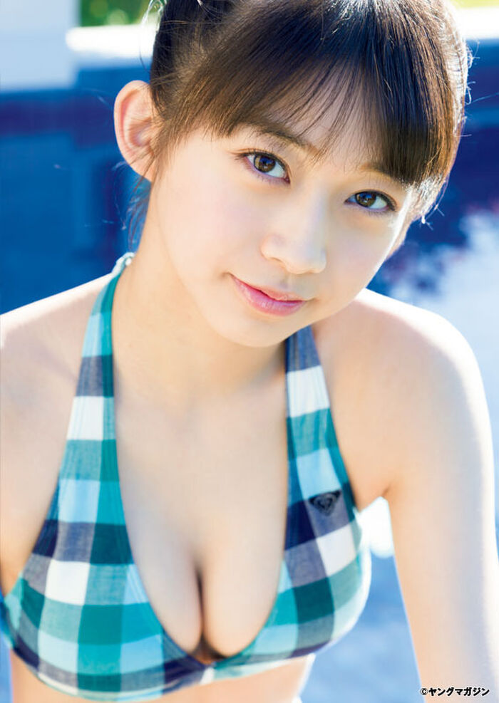 牧野真莉愛(17)のJKおっぱいが拝める水着グラビア画像135枚 82th image