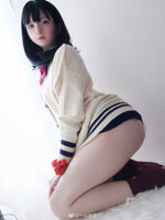 A young face and mature fumomo is the image of a cosplayer! Treasure the Rikka!