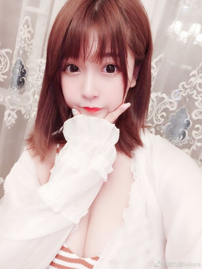 Cat Nine Between油盐酱醋葱姜蒜 Sakura-chan is a beautiful butt girl with big pies! 12th image
