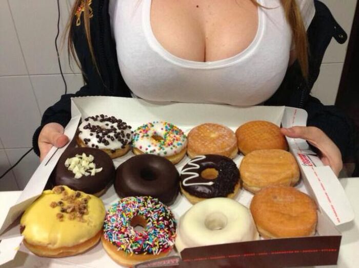 Big breasts image that seems to be caught various things! 6th image