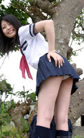 The image that the schoolgirl who was stuffy Chile sexy thigh out in miniskirt uniform mini skirt is mecha-ko [37 photos]