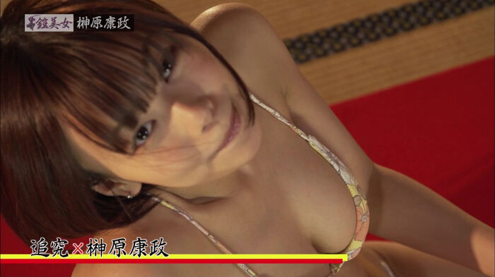G Cup Kazuji Tsukasa was out in the program [Armor Beauty] to be made to undress after wearing armor to gravure! 47th image