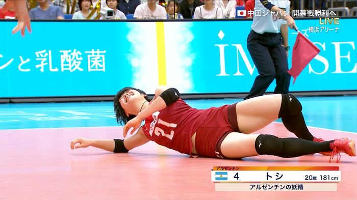 [Broadcast accident] nipple Pochi is found in large quantities in the women's volleyball! Players are crazy about playing... [47 erotic images] 33th image